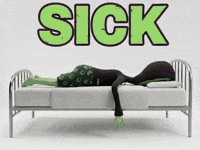 Sick Not Feeling Good GIF by Lonely Aliens