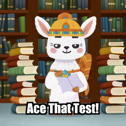 Study Library GIF by Llamaozi