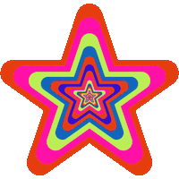 excited star struck Sticker