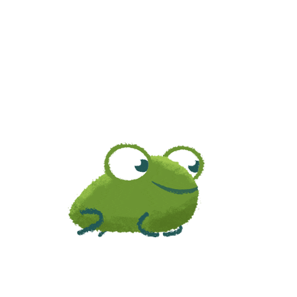 Frog Jumping Sticker by PlayKids