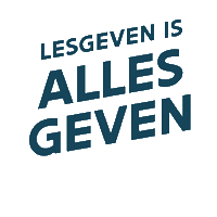 OnderwijsVlaanderen lesgeven onderwijs vlaanderen lesgeven is alles geven lesgeven is Sticker