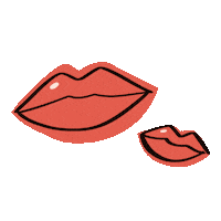 Valentines Day Kiss Sticker by Zoe Wodarz