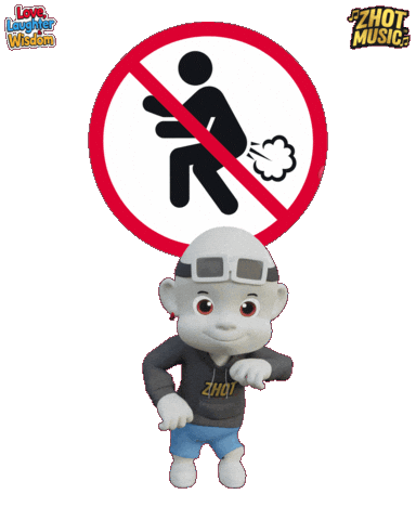 Awkward Clean Air Sticker by Zhot