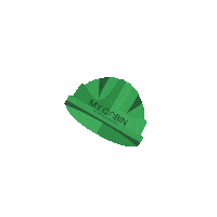 MyCabin green hat helmet builder Sticker