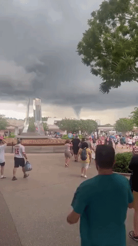 'No Lines on This Ride': Ominous Cloud Seen Near Disney World