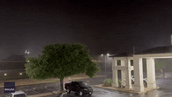 Lightning Illuminates Night Sky in Junction Amid Severe Thunderstorm Warning