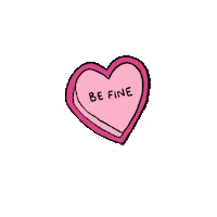 detisdoodles love heart quarantine stayhome Sticker