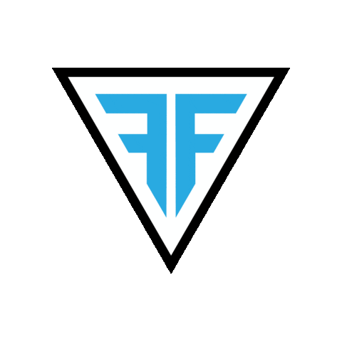 functionalfit logo blue triangle pulse Sticker