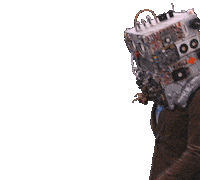 Surprised Dj Sticker by AtomWorth