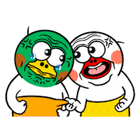 Tear Pinching Sticker by kwaesam