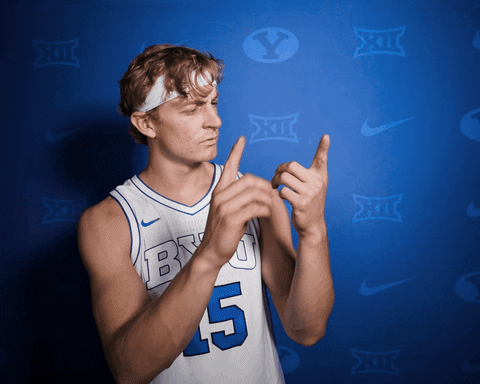 College Basketball Sport GIF by BYU Cougars