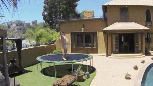 jumping george r.r. martin GIF by Team Coco