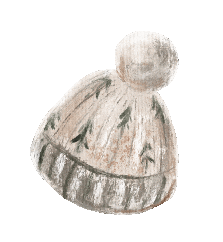 Winter December Sticker