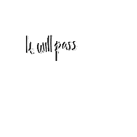 Pass Will Sticker