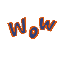 louxillust wow surprise 驚き ワオ Sticker