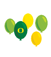 Oregon Ducks Party Sticker by University of Oregon