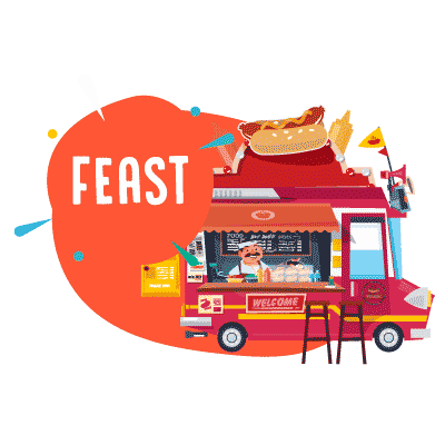 Food Feast Sticker by KASKUS
