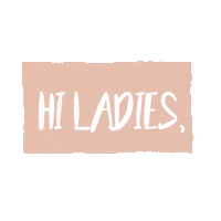 Ladies Hello Sticker by Leisara