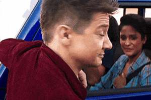 yeah yay smirk oh yeah jeremy renner GIF