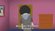 scared randy marsh GIF by South Park 