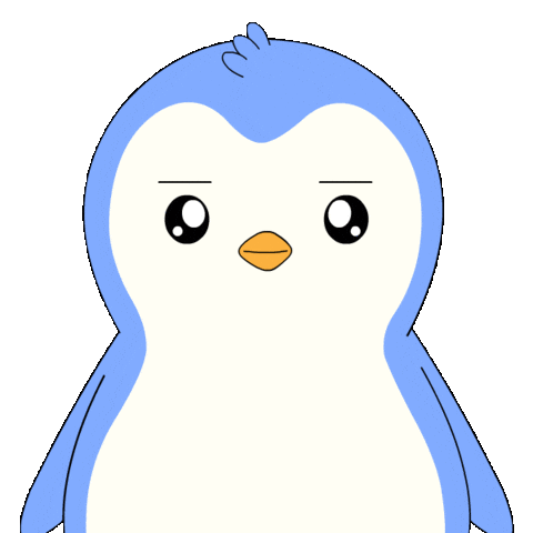 Penguin What Sticker by Pudgy Penguins