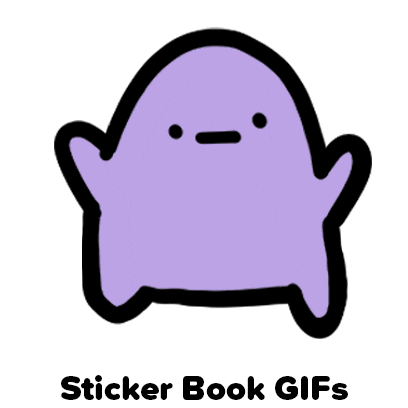 Straight Faced Party Sticker by Sticker Book iOS GIFs