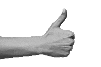 Pouce En Lair Thumbs Up Sticker by LesGensQui