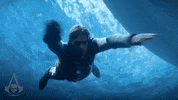 Under Water Swimming GIF by Assassin's Creed