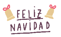 Feliz Navidad Christmas Sticker by Sara Maese