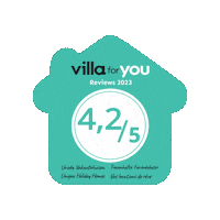 VillaforYou score review reviewscore villa for you Sticker