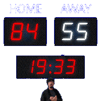 55 Away Sticker