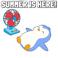 Summer Melting Sticker by Pudgy Penguins