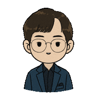 Korean Drama Man Sticker