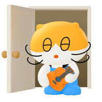 Cat Goodbye Sticker by Daangnmarket