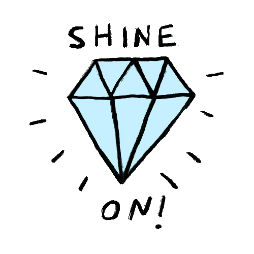 shine diamond Sticker by Aerie