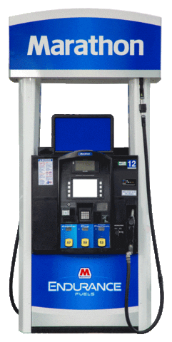 Marathon_Fuel marathon pump gas pump fueling up Sticker
