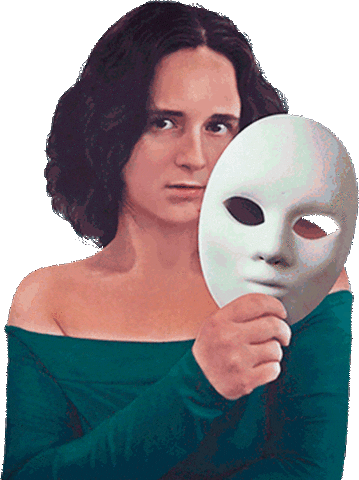 ar mask Sticker by Alena Geyzer