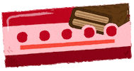 drawbeidraw food 90s chocolate singapore Sticker