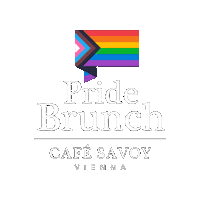Cafe-Savoy food gay pride cafe Sticker