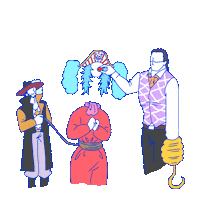 Dracule Mihawk Crocodile Sticker