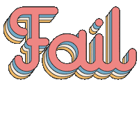 Miss Fail Sticker