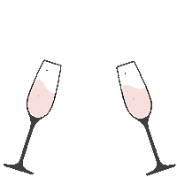 Cheers Champagne Sticker by GLOSSYBOX