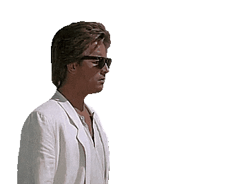 Don Johnson 80S Sticker by Justin