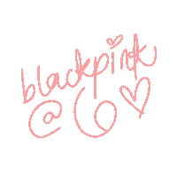Black Pink Blink Sticker
