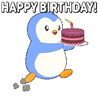 Happy Birthday Sticker by Pudgy Penguins