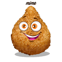 Comer Coxinha Sticker by mime