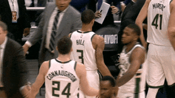 High Five Best Friends GIF by NBA