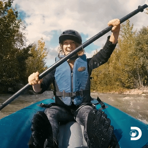 Kayaking Discovery Channel GIF by Discovery