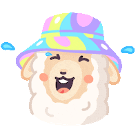 Happy Fun Sticker by Llama Luna
