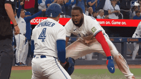 Excited Lets Go GIF by Toronto Blue Jays